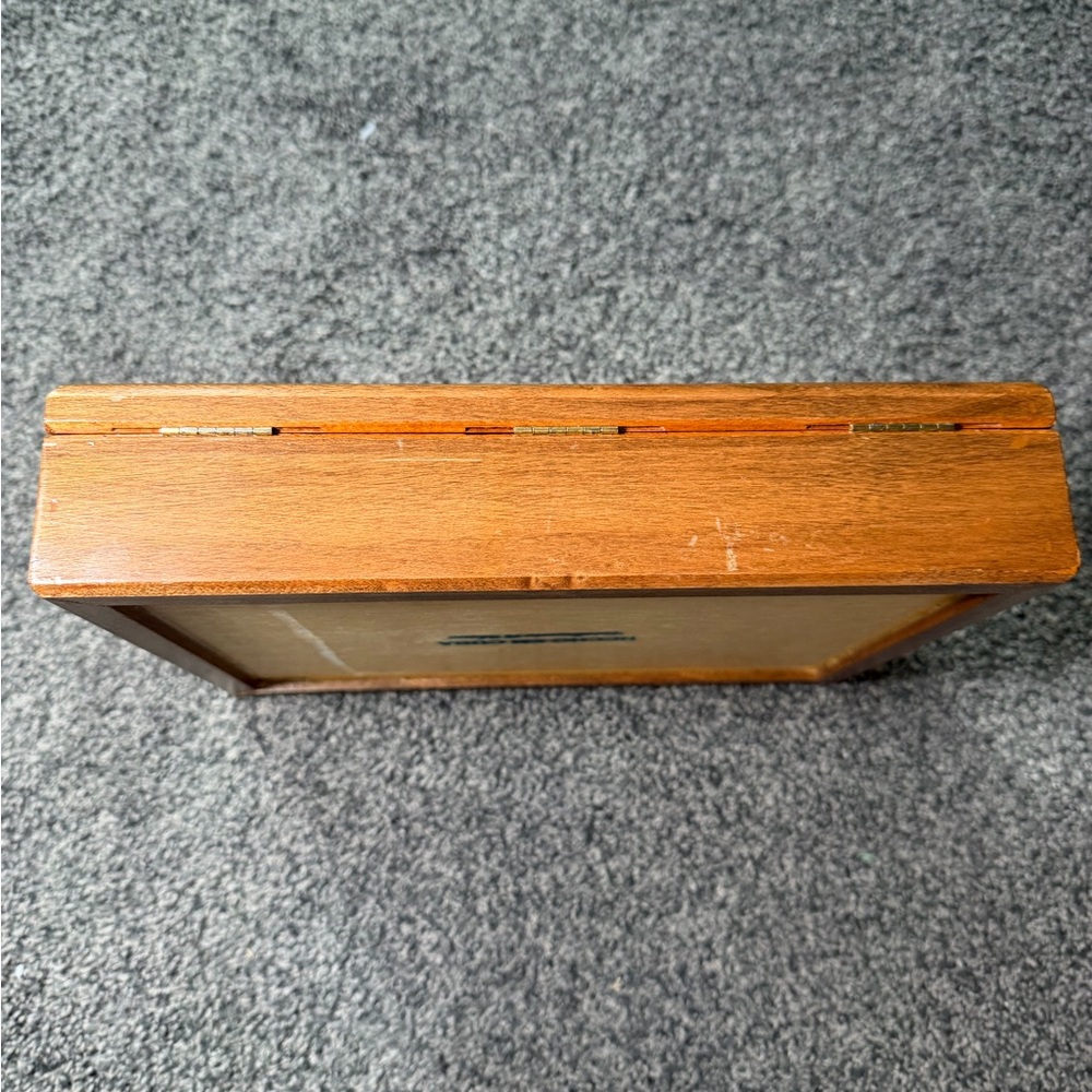 Wood Display Case with Glass Top - Warm Brown - Picture 6 of 6
